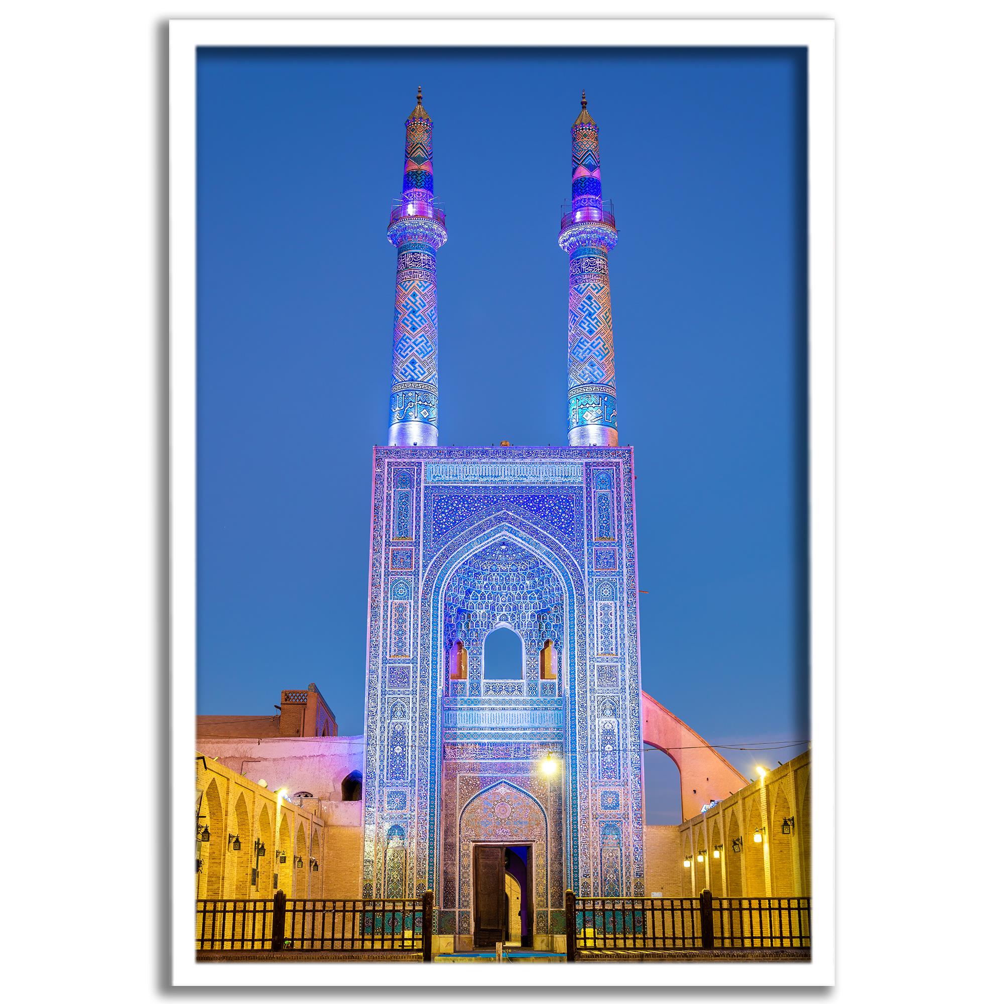 تابلو نوری بکلیت طرح مسجد جامع یزد مدل W-s38