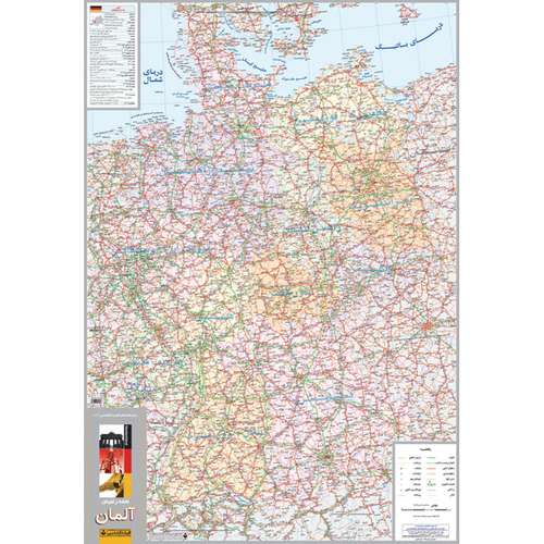 نقشه راهای کشور آلمان  انتشارات گیتاشناسی کد 406