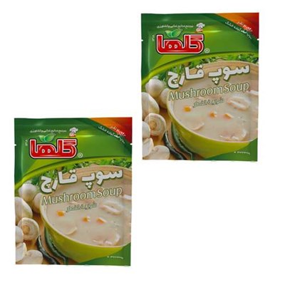 سوپ قارچ نیمه آماده گلها - 70 گرم بسته 2 عددی