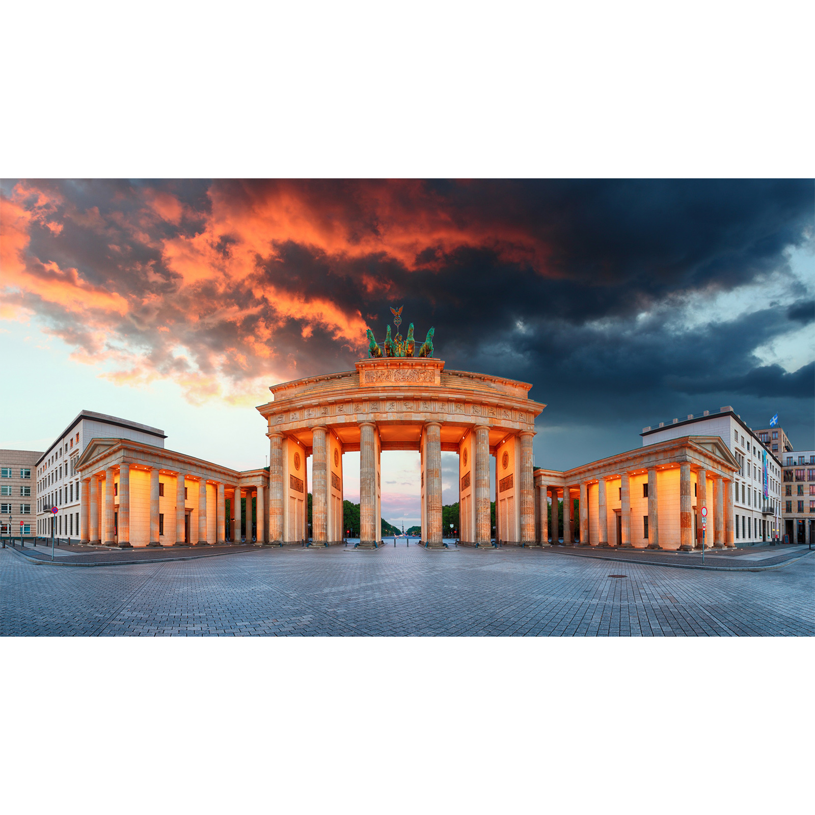 تابلو شاسی سری زیباترین عکس های جهان طرح دروازه ی برندبورگ برلین کد 143