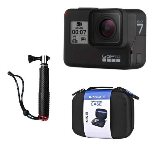دوربین فیلم برداری ورزشی گوپرو مدل HERO7 Black Quick Stories به همراه کیف و مونوپاد پلوز