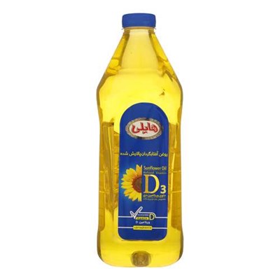 روغن آفتابگردان پالایش شده با ویتامین D3 هایلی - 2 لیتر