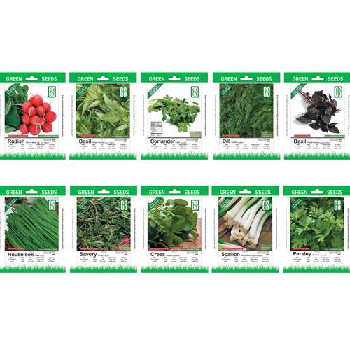 بذر سبزیجات گرین سیدز کد 2005 مجموعه 10 عددی