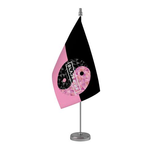 پرچم رومیزی مدل گروه بلک پینک کد p-02