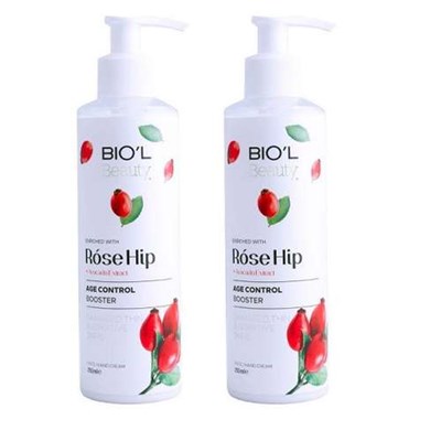 کرم مرطوب کننده بیول مدل Rose Hip حجم 250 میلی لیتر مجموعه 2 عددی