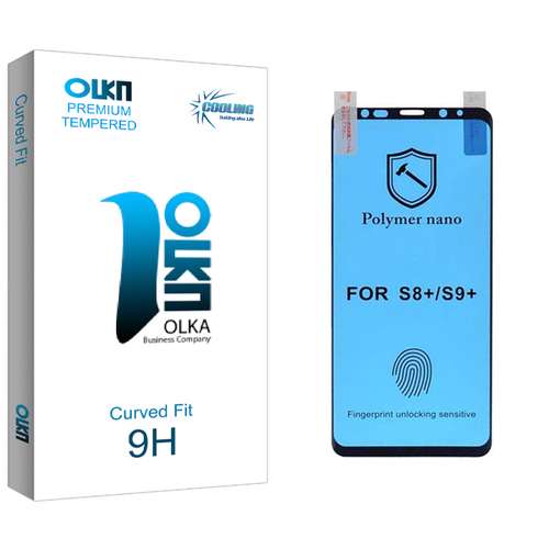 محافظ صفحه نمایش کولینگ مدل Olka Glass Nano Polymer مناسب برای گوشی موبایل سامسونگ Galaxy S9 Plus