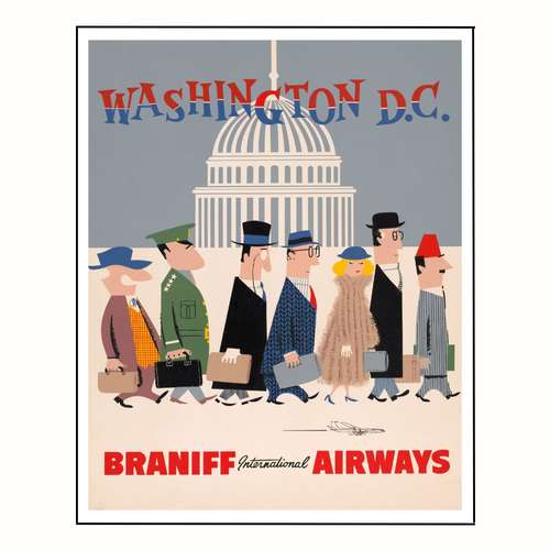 پوستر مدل  سفر  واشنگتن دی سی 