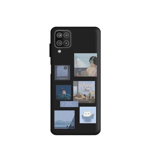 کاور قاب گارد طرح عکس رمانتیک کد t8215 مناسب برای گوشی موبایل سامسونگ Galaxy A12 / M12