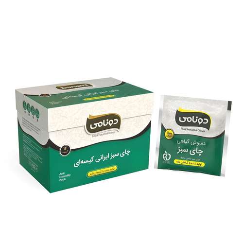 چای سبز ایرانی دونامی  بسته 14 عددی