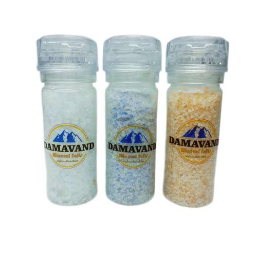 نمک معدنی دماوند - 150 گرم بسته 3 عددی