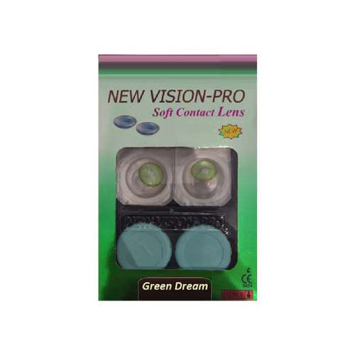 لنز چشم نیو ویژن پرو مدل GD رنگ سبز پسته ای