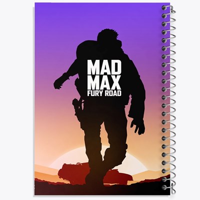 دفتر ژورنال نویسی 50 برگ خندالو مدل نقطه ای طرح مکس دیوانه (Mad Max) کد F713