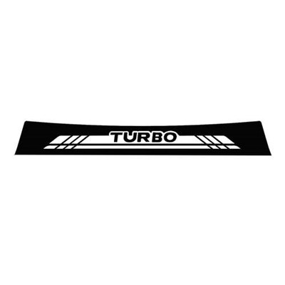 برچسب آفتابگیر شیشه جلو مدل TURBO SUNSHIELD مناسب برای پراید