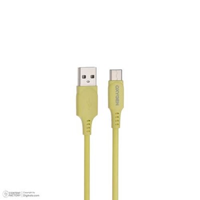 کابل تبدیل USB به USB-C اکسیژن مدل LX2 طول 1 متر