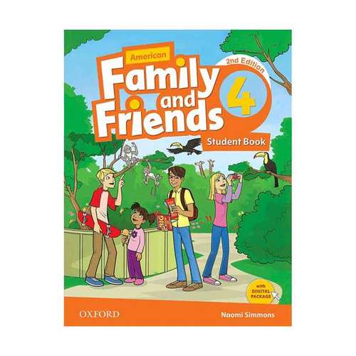 کتاب American Family and Friends 2nd 4 اثرجمعی از نویسندگان انتشارات جنگل