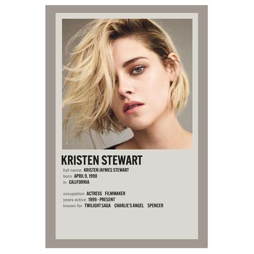 پوستر مدل کریستن استوارت Kristen Stewart کد 766