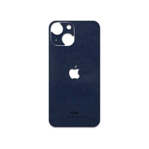 برچسب پوششی ماهوت مدل Deep-Blue-Leather مناسب برای گوشی موبایل اپل iPhone 13 Mini
