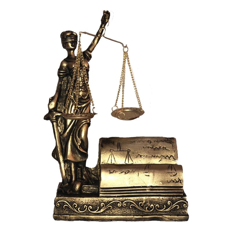 مجسمه مدل ترازوی عدالت کد 1