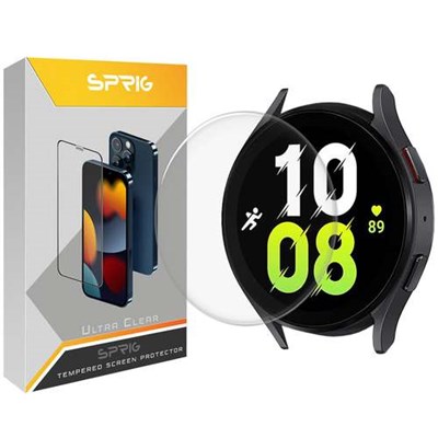 محافظ صفحه نمایش شیشه ای اسپریگ مدل SH-SP مناسب برای ساعت هوشمند سامسونگ Galaxy watch 5 40mm / watch 4 40mm