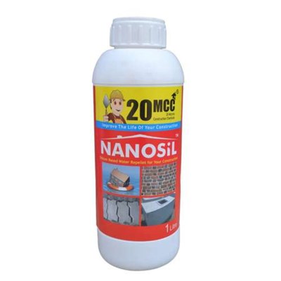 محلول نانو آبگریز و ضد آب کننده سطوح ساختمانی 20 میکرو مدل nanosilicon حجم 1 لیتر