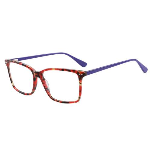 فریم عینک طبی زنانه مدل LG096C2 Acetate Splash Pattern