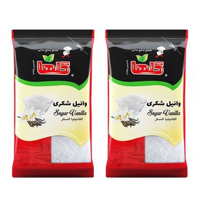 وانیل شکری گلها - 30 گرم بسته 2 عددی