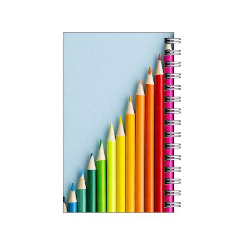 دفترچه یادداشت مدل to do list طرح مداد رنگی به ترتیب قد کد 9442022