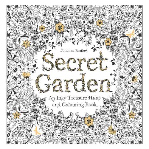 دفتر رنگ آمیزی مدل Secret Garden 