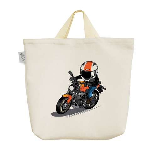 ساک خرید خندالو مدل موتور سیکلت Motorcycle کد 6094