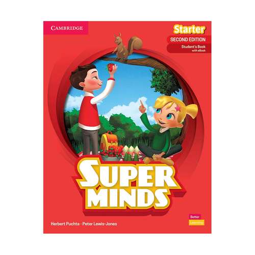 کتاب Super minds Starter seconds edition اثر Herbert Puchta and Peter Lewis انتشارات Cambridge Pub