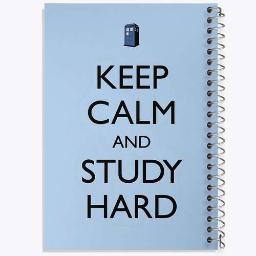 دفتر لیست خرید 50 برگ خندالو طرح Keep Calm And Study Hard کد F1061