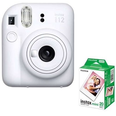  دوربین عکاسی چاپ سریع فوجی فیلم مدل Instax Mini 12 به همراه کاغذ چاپگر 20عددی