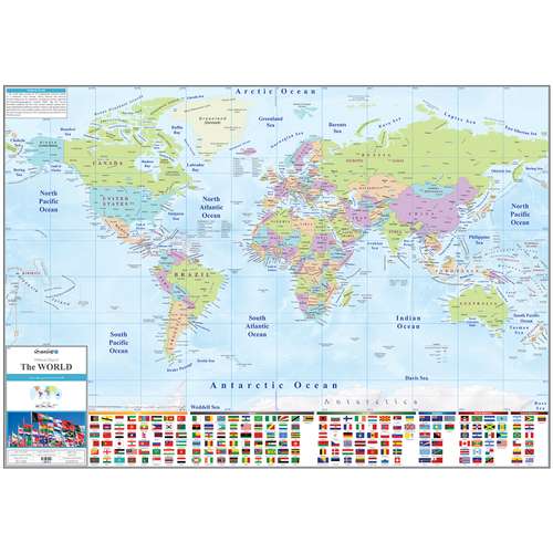  نقشه انتشارات ایرانشناسی مدل جهان انگلیسی کد 300