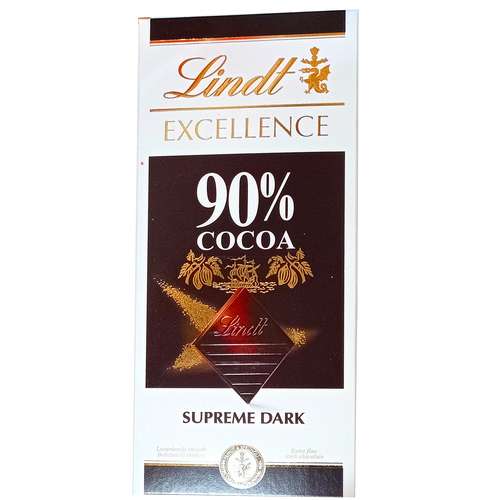 شکلات تلخ 90 درصد لینت - 100 گرم