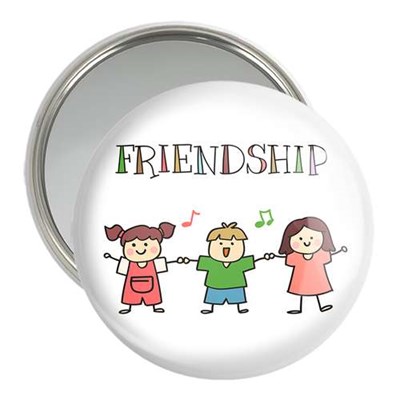 آینه جیبی خندالو مدل بهترین دوستان Best Friends کد 29598