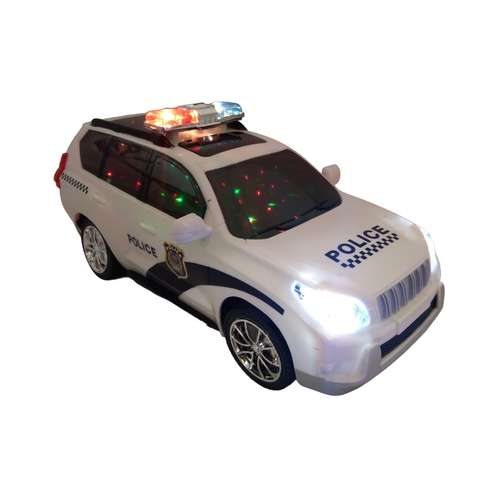 ماشین بازی مدل شاسی بلند موزیکال طرح پلیس کد 245