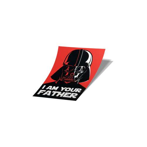 استیکر لپ تاپ لولو طرح سریال و فیلم شخصیت دارک ویدر جنگ ستارگان من پدرتم THE STAR WARS DARK VADER کد 807