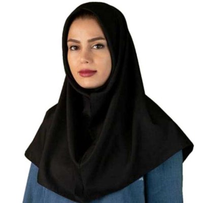 مقنعه مدل کرپ 90