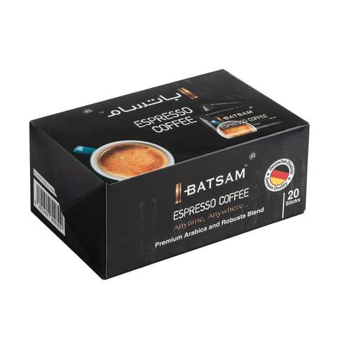 پودر قهوه فوری اسپرسو باتسام - 2.2 گرم بسته 20 عددی