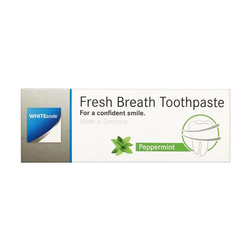 خمیر دندان وایت اسمایل مدل از بین برنده باکتری ها و بوی بد دهان Fresh Breath حجم 75 میلی لیتر
