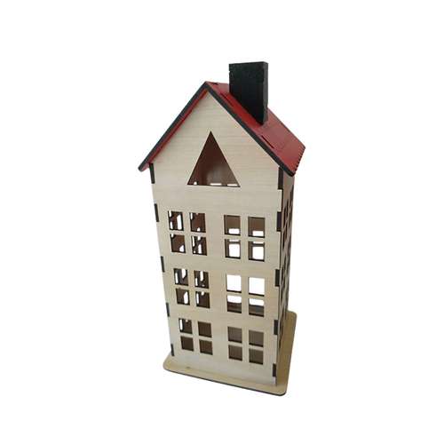 ماکت دکوری مدل خانه چوبی کد 02