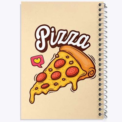 دفتر لیست خرید 50 برگ خندالو طرح پیتزا  Pizza کد 31094