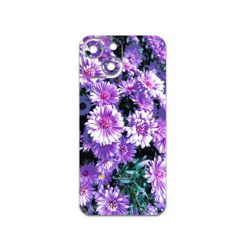 برچسب پوششی ماهوت مدل Purple-Flower مناسب برای گوشی موبایل اپل iPhone 13 Mini