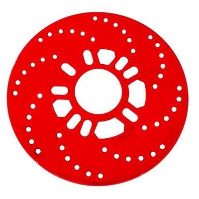 صفحه پشت رینگ خودرو بیهقی طرح اسپرت مدل فلزی کد TRH-DISK-RED