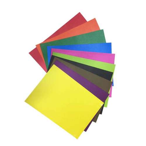 مقوا رنگی سایز ۳۴×۲۴ بسته ۲۰ عددی (۱۰ رنگ از هر کدام ۲ عدد)