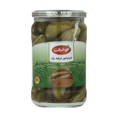 خیارشور درجه یک خوشبخت - 660 گرم