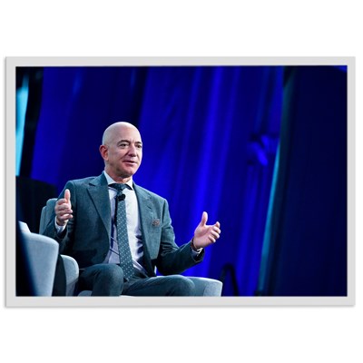 تابلو نوری بکلیت طرح جف بزوس jeff bezos مدل لایت باکس W-s1954