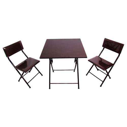 میز و صندلی غذا خوری دو نفره میزیمو مدل تاشو کد 8312