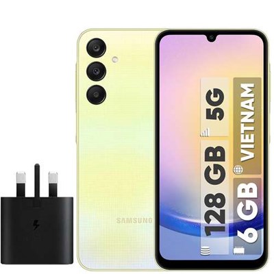 گوشی موبایل سامسونگ مدل Galaxy A25 دو سیم کارت ظرفیت 256 گیگابایت و رم 8 گیگابایت به همراه شارژر سامسونگ - ویتنام 