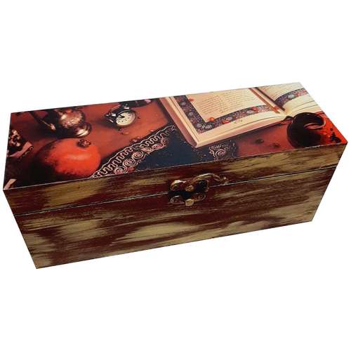 جعبه هدیه چوبی مدل شب یلدا کد ِ‌YB15